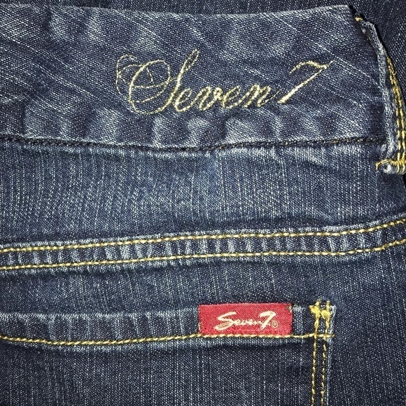 SEVEN7 Bootcut Blue Jeans 6 - Picture 7 of 7